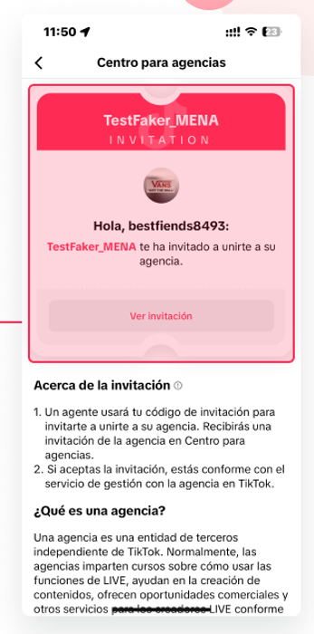 Paso 5: aceptar invitación final