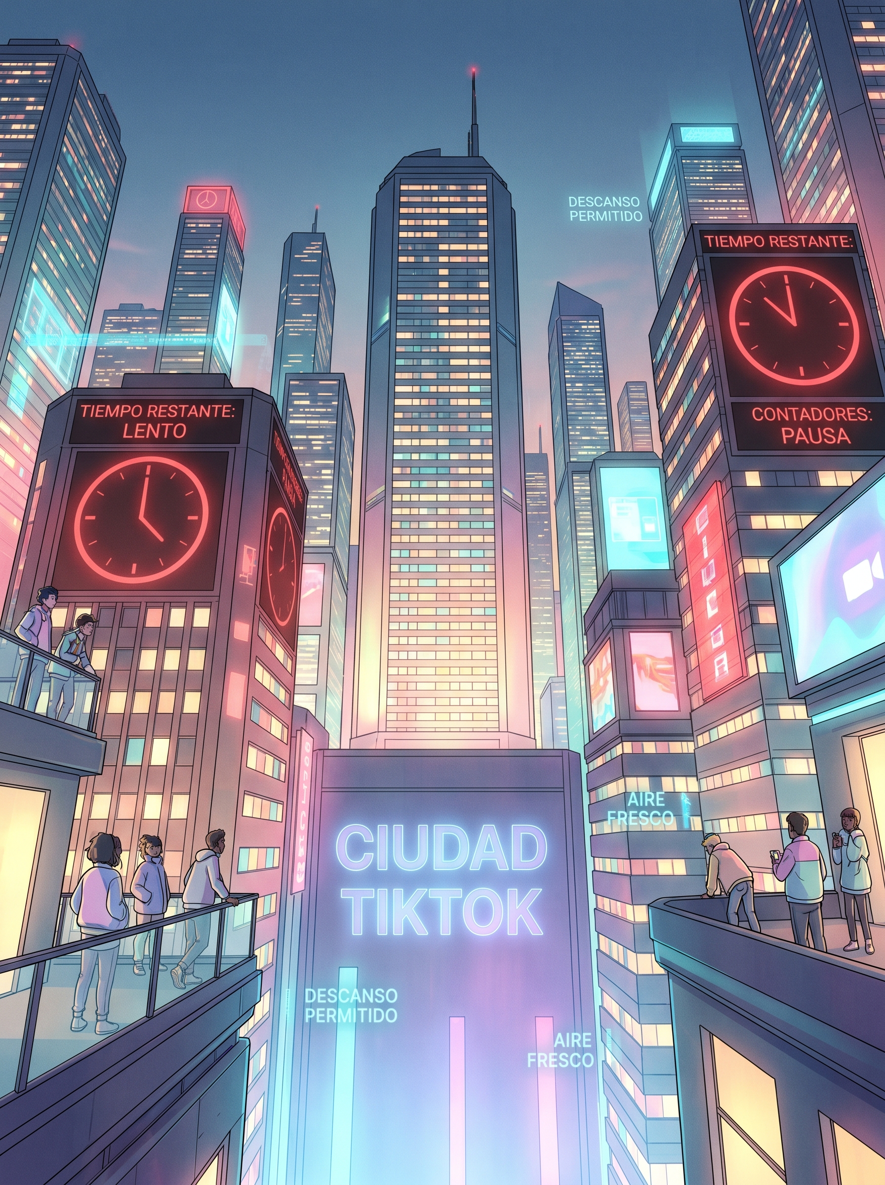 La ciudad aprende a parar